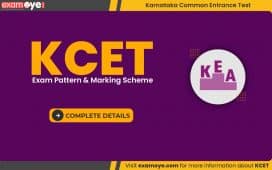 KCET 2024 Exam Pattern Marking Scheme