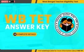 WB TET Answer Key